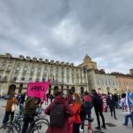 Piazza Castello, manifestanti, legge d'azzardo, Libera, CGIL